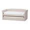 Baxton Studio Camino Modern Beige Upholstered Daybed with Guest Trundle Bed 131-7308 - alternate 1